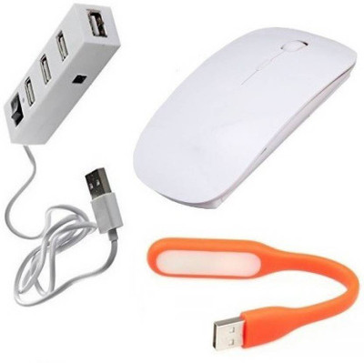 Oxza Set of 3 Multi connectivity USB Hub, Wireless mouse with Mini Flexible USB LED Light Combo Set
Oxza Set of 3 Multi connectivity USB Hub, Wireless mouse with Mini Flexible USB LED Light Combo Set