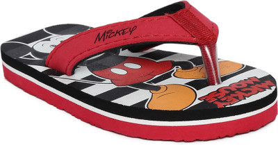 Disney Boys Slip On Slipper Flip Flop(Red