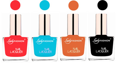 Lady Fashion Ultra High Shine Long Stay Nail Polish Baby Pink,Sky Blue,Nude,Black(Pack of 4)
Lady Fashion Ultra High Shine Long Stay Nail Polish Baby Pink,Sky Blue,Nude,Black(Pack of 4)