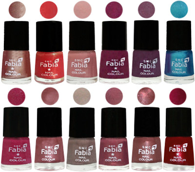 Fabia Premium Collection 12 Piece Color Nail Polish Shades Light Nude-Red Orange-Shrimp Pastell-Cherry Blossom-Light Jam-Denim-Hot Magenta-Lip-Light Beige-Dusty Pink-Dark Red Chrome-Dark Magenta(Pack of 12)
Fabia Premium Collection 12 Piece Color Nail Polish Shades Light Nude-Red Orange-Shrimp Pastell-Cherry Blossom-Light Jam-Denim-Hot Magenta-Lip-Light Beige-Dusty Pink-Dark Red Chrome-Dark Magenta(Pack of 12)