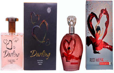 dsp RED MUSK PERFUME 100 ML + DARLING PERFUME 100 ML Eau de Parfum - 100 ml(For Men & Women)
dsp RED MUSK PERFUME 100 ML + DARLING PERFUME 100 ML Eau de Parfum - 100 ml(For Men & Women)