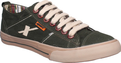 Sparx SM-130 Canvas Shoes For Men(Olive), Olive olive