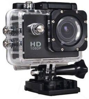 Piqancy 1080 12MP 2.0” LCD Touch Screen Sports and Action Camera(Black, 12 MP)