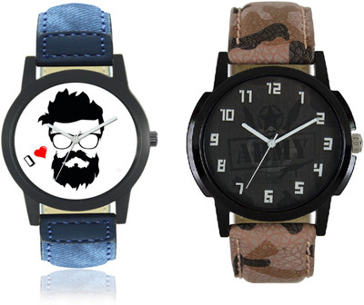 HBM Style Defining Beard Printed Fx 407 in combo with Army Style LM 03 Boy's Watch - For Men
HBM Style Defining Beard Printed Fx 407 in combo with Army Style LM 03 Boy's Watch - For Men