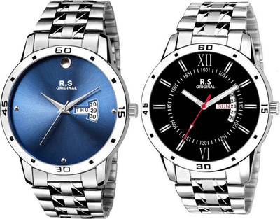R S Original RSO-4052 DAY AND DATE BLUE WATCH FOR MEN Watch - For Men