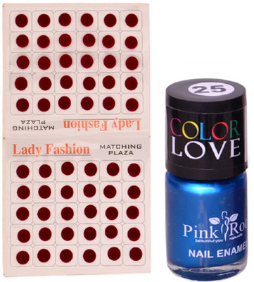Pink Root Nail Polish No. 25 (15ml) Lady Fashion Mahroon No. 11 Bindi(Set of 2)
Pink Root Nail Polish No. 25 (15ml) Lady Fashion Mahroon No. 11 Bindi(Set of 2)