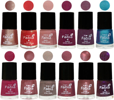 Fabia Premium Shine & Glossy Nail Polish Collection Shades (12 Pcs Combo) Light Nude-Red Orange-Shrimp Pastell-Cherry Blossom-Light Jam-Denim-Hot Magenta-Lip-Light Beige-Dusty Pink-Dark Red Chrome-Dark Purple(Pack of 12)
Fabia Premium Shine & Glossy Nail Polish Collection Shades (12 Pcs Combo) Light Nude-Red Orange-Shrimp Pastell-Cherry Blossom-Light Jam-Denim-Hot Magenta-Lip-Light Beige-Dusty Pink-Dark Red Chrome-Dark Purple(Pack of 12)