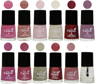 Fabia Premium Collection 12 Piece Color Nail Polish Shades Light Plum-Nude-Lychee-Light Cream-Maroon-Light Violet-Rani-Pink Maroonish-Oyster-Nude Pink-Light pink-Top Coat(Pack of 12)
Fabia Premium Collection 12 Piece Color Nail Polish Shades Light Plum-Nude-Lychee-Light Cream-Maroon-Light Violet-Rani-Pink Maroonish-Oyster-Nude Pink-Light pink-Top Coat(Pack of 12)