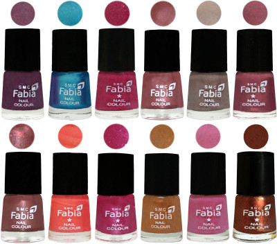 Fabia Premium Shine & Glossy Nail Polish Collection Shades (12 Pcs Combo) Light Jam-Denim-Hot Magenta-Lip-Light Beige-Dusty Pink-Dark Red Chrome-Peach-Light Magenta-Golden -Light Plum-Light Jerry Coffee(Pack of 12)
Fabia Premium Shine & Glossy Nail Polish Collection Shades (12 Pcs Combo) Light Jam-Denim-Hot Magenta-Lip-Light Beige-Dusty Pink-Dark Red Chrome-Peach-Light Magenta-Golden -Light Plum-Light Jerry Coffee(Pack of 12)