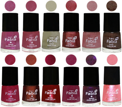 Fabia Premium Shine & Glossy Nail Polish Collection Shades (12 Pcs Combo) Rani-Pink Maroonish-Oyster-Nude Pink-Light pink-Dark Brown-Cherry Pink-Berry-Dark Magenta-Rose Pink-Dark Purple-Jerry Peach(Pack of 12)
Fabia Premium Shine & Glossy Nail Polish Collection Shades (12 Pcs Combo) Rani-Pink Maroonish-Oyster-Nude Pink-Light pink-Dark Brown-Cherry Pink-Berry-Dark Magenta-Rose Pink-Dark Purple-Jerry Peach(Pack of 12)