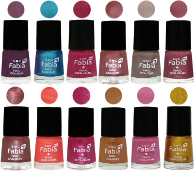 Fabia Premium Lacquer Extra Shine Nail Polish Shades Of (12 Pcs Nail Polish) Light Jam-Denim-Hot Magenta-Lip-Light Beige-Dusty Pink-Dark Red Chrome-Peach-Light Magenta-Golden -Light Plum-Jerry Golden(Pack of 12)
Fabia Premium Lacquer Extra Shine Nail Polish Shades Of (12 Pcs Nail Polish) Light Jam-Denim-Hot Magenta-Lip-Light Beige-Dusty Pink-Dark Red Chrome-Peach-Light Magenta-Golden -Light Plum-Jerry Golden(Pack of 12)
