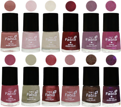 Fabia Premium Shine & Glossy Nail Polish Collection Shades (12 Pcs Combo) Nude-Lychee-Light Cream-Maroon-Light Violet-Rani-Pink Maroonish-Oyster-Nude Pink-Light pink-Dark Brown-Dark Purple(Pack of 12)
Fabia Premium Shine & Glossy Nail Polish Collection Shades (12 Pcs Combo) Nude-Lychee-Light Cream-Maroon-Light Violet-Rani-Pink Maroonish-Oyster-Nude Pink-Light pink-Dark Brown-Dark Purple(Pack of 12)