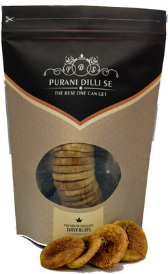PuraniDilliSe Anjeer Dried Regular Size Figs(400 g, Pouch)
