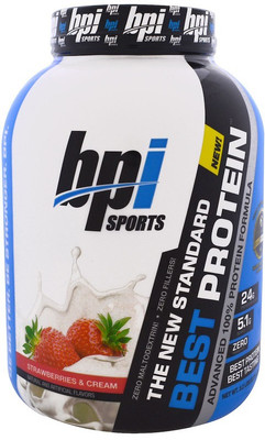 BPI Sports Best Protein (Strawberries & Cream) Whey Protein(2.28 kg, Strawberry & Cream) 
BPI Sports Best Protein (Strawberries & Cream) Whey Protein(2.28 kg, Strawberry & Cream)