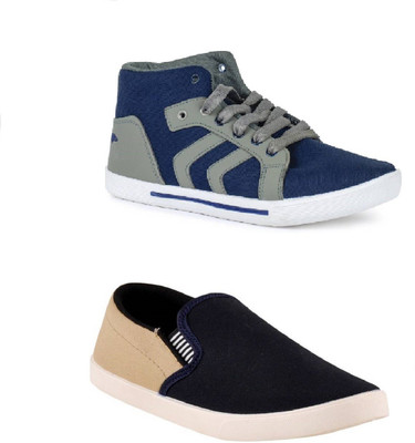 STYLIVO Combo Pack Of Sneaker Shoes With Loafer For Men's Casuals For Men(Blue, Grey, Beige
STYLIVO Combo Pack Of Sneaker Shoes With Loafer For Men's Casuals For Men(Blue, Grey, Beige