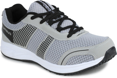 Columbus HM-001-Black Grey Running Shoes For Men(Grey