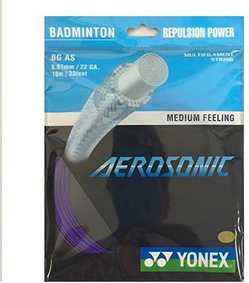 Yonex Aerosonic 0.61 Badminton String - 10 m(Purple)