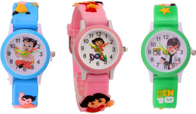 perfectretail awesome kids watch pack of 3 nice looking and good gifting Watch - For Boys & Girls
perfectretail awesome kids watch pack of 3 nice looking and good gifting Watch - For Boys & Girls