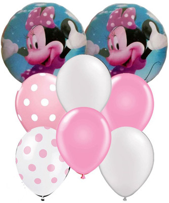 PARTY PROPZ Printed Minnie Mouse Balloon 42 Combo (40 Balloons+2 Foil Balloon) For Minnie Mouse Birthday Decoration STO2126 Balloon(Multicolor, Pack of 42)
PARTY PROPZ Printed Minnie Mouse Balloon 42 Combo (40 Balloons+2 Foil Balloon) For Minnie Mouse Birthday Decoration STO2126 Balloon(Multicolor, Pack of 42)