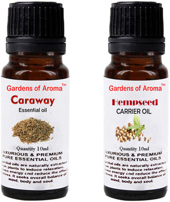 Gardens Of Aroma Caraway Essential Oil And Hepmseed Carrier Oil(20 ml)