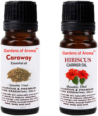 Gardens Of Aroma Caraway Essential Oil And Hibiscus Carrier Oil(20 ml)