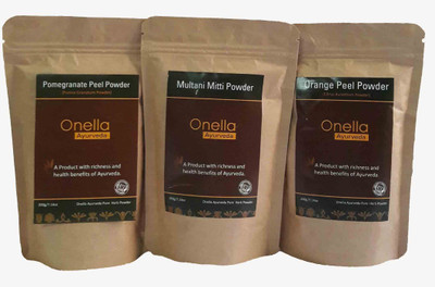 Onella ayurveda Combo Pack Orange Peel+Pomegranate Peel+Multani Mitti Powder (600 gm)(600 g)
Onella ayurveda Combo Pack Orange Peel+Pomegranate Peel+Multani Mitti Powder (600 gm)(600 g)