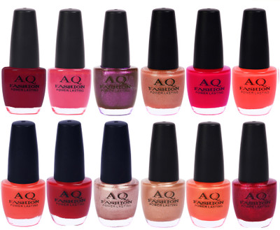 AQ Fashion in New 12 Beautiful colors nail polish Combo Set No.244 Multicolor(Pack of 12)
AQ Fashion in New 12 Beautiful colors nail polish Combo Set No.244 Multicolor(Pack of 12)