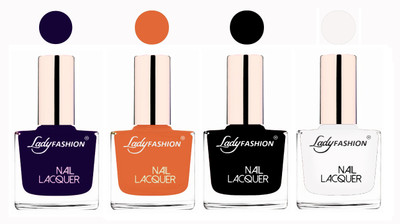 Lady Fashion Ultra High Shine Long Stay Nail Polish Blue,Nude,Black,White(Pack of 4)
Lady Fashion Ultra High Shine Long Stay Nail Polish Blue,Nude,Black,White(Pack of 4)