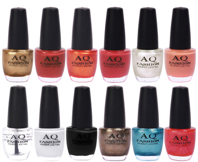 AQ Fashion in New 12 Beautiful colors nail polish Combo Set No.227 Multicolor(Pack of 12)
AQ Fashion in New 12 Beautiful colors nail polish Combo Set No.227 Multicolor(Pack of 12)