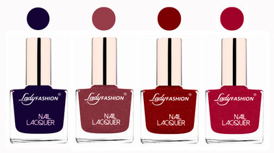 Lady Fashion Ultra High Shine Long Stay Nail Polish Blue,Mauve,Red,Bright Pink,(Pack of 4)
Lady Fashion Ultra High Shine Long Stay Nail Polish Blue,Mauve,Red,Bright Pink,(Pack of 4)