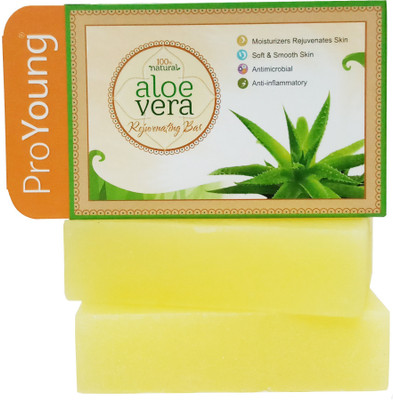 ProYoung Aloe Vera Rejuvenating Bar(150 g, Pack of 2)