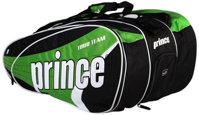 Prince Tour Team 12 Pack Green/Black/White Sports Bag(Green, Kit Bag)
