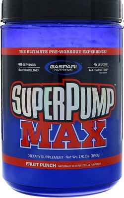 Gaspari Nutrition SuperPump Max (Fruit Punch)(640 g)