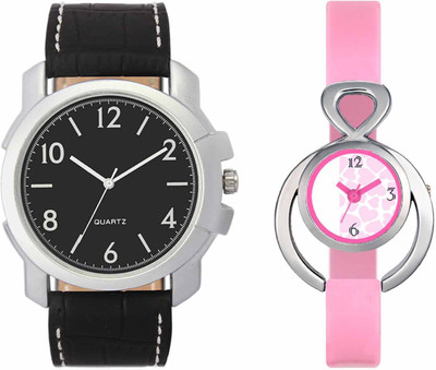 VALENTIME VL35VT13 New Latest Stylish Designer Collection Leather Combo Couple Fancy Casual Best Offer Watch - For Men & Women
