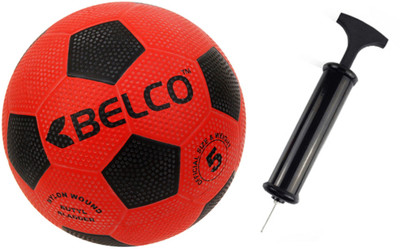 BELCO Moulded Red PVC Soccer Ball With Air Pump Football - Size: (Pack of 2, Multicolor
BELCO Moulded Red PVC Soccer Ball With Air Pump Football - Size: (Pack of 2, Multicolor