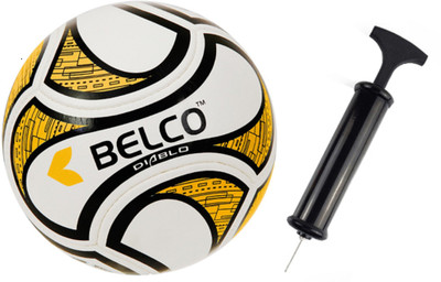 BELCO World Cup-1 Soccer Ball With Air Pump Football - Size: (Pack of 2, Multicolor, White orange
BELCO World Cup-1 Soccer Ball With Air Pump Football - Size: (Pack of 2, Multicolor, White orange