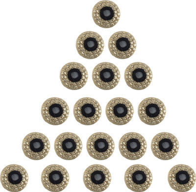 Fabric and Lace BT075D Metal Buttons(Pack of 20)