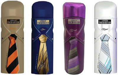 Armaf Enchanted Prime + Jazz + Beaut + Royal Body Spray - For Men & Women(200 ml, Pack of 4)
Armaf Enchanted Prime + Jazz + Beaut + Royal Body Spray - For Men & Women(200 ml, Pack of 4)
