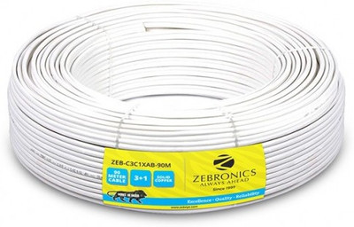 Zebronics Plastic White 90 m Wire(whit)