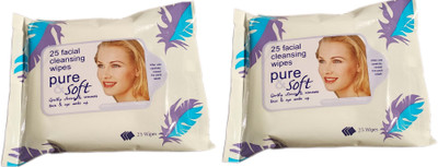 CartKing FACIAL/FACE TISSUES -Wet-MAKEUP REMOVER-Soft -Tissue Paper Face Cleanser/Cleaning Wipes For Women & Girls-White-PackOf2(Pack of 25)
CartKing FACIAL/FACE TISSUES -Wet-MAKEUP REMOVER-Soft -Tissue Paper Face Cleanser/Cleaning Wipes For Women & Girls-White-PackOf2(Pack of 25)
