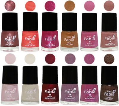 Fabia Premium Shine & Glossy Nail Polish Collection Shades (12 Pcs Combo) Dark Red Chrome-Peach-Light Magenta-Golden -Light Plum-Nude-Lychee-Light Cream-Maroon-Light Violet-Rani-Dark Brown(Pack of 12)
Fabia Premium Shine & Glossy Nail Polish Collection Shades (12 Pcs Combo) Dark Red Chrome-Peach-Light Magenta-Golden -Light Plum-Nude-Lychee-Light Cream-Maroon-Light Violet-Rani-Dark Brown(Pack of 12)