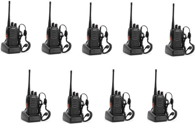 BaoFeng (9 Pcs) BF-888S Walkie Talkie(Black)