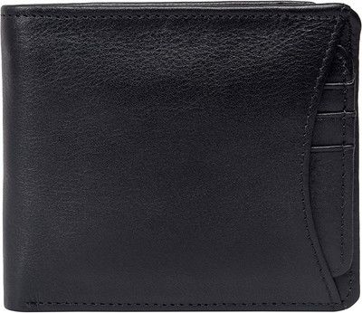 Hidesign Men Black Genuine Leather Wallet(1 Card Slot)