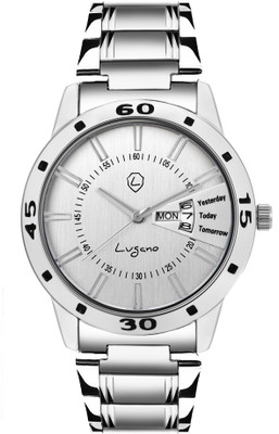 Lugano DE1060 Day & Date Series Watch - For Men
