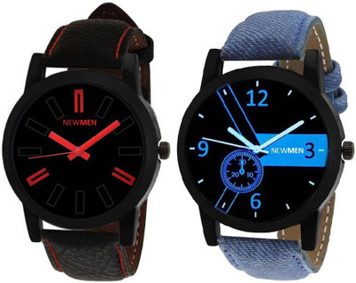 Newman AJ Stylish Simple Black & New Blue Dial Analog Watch - Men's & Boys Watch - For Men
Newman AJ Stylish Simple Black & New Blue Dial Analog Watch - Men's & Boys Watch - For Men