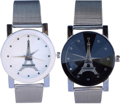 SD SHOP New Tower B1ack & White Dia1 Best Combo SD-E02 new gerenation Combo (Pack of 2) Belt Hybrid Watch - For Girls Watch - For Women
SD SHOP New Tower B1ack & White Dia1 Best Combo SD-E02 new gerenation Combo (Pack of 2) Belt Hybrid Watch - For Girls Watch - For Women