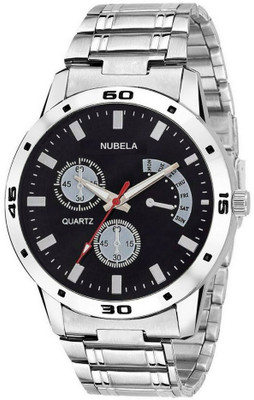 NUBELA New Black Dial Stylish And Attractive Designer Steel Belt Watch - For Men
NUBELA New Black Dial Stylish And Attractive Designer Steel Belt Watch - For Men