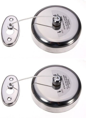 Dropware Retractable Stainless Steel Adjustable Lockable Hanging Cloth line Washing Line 9 Feet Length Rustproof Nylon Rope String Hanger Space with Metal Hooks for Bathroom Balcony Kitchen Laundry Room Hotel Motel Indoor Outdoor Open Space Inside Home Ou
Dropware Retractable Stainless Steel Adjustable Lockable Hanging Cloth line Washing Line 9 Feet Length Rustproof Nylon Rope String Hanger Space with Metal Hooks for Bathroom Balcony Kitchen Laundry Room Hotel Motel Indoor Outdoor Open Space Inside Home Ou