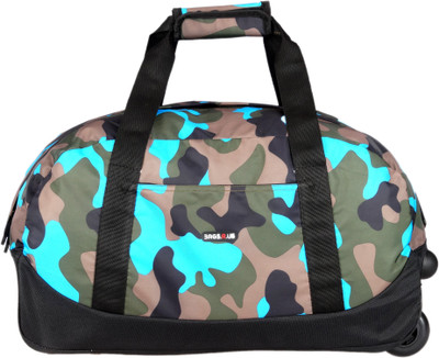 Bags R Us Cabin Duffel Trolley Duffel Strolley Bag(Blue)