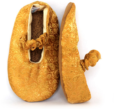 SKIPS Boys & Girls Slip on Moccasins(Gold